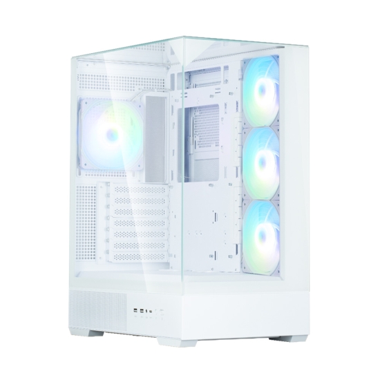 Komputer do gier Prism AMD Ryzen 5 9600X 32GB DDR5 RX 9060 XT 16GB 1TB 650W  W11Pro biała